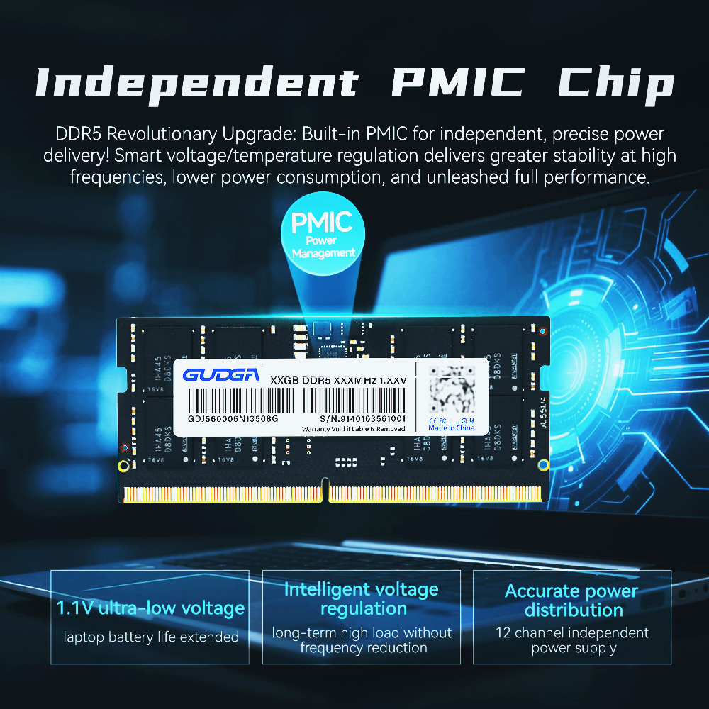 RAM GUDGA DDR5 8GB 16GB 32GB M - Ddr5 Sodimm ulasan dan harga