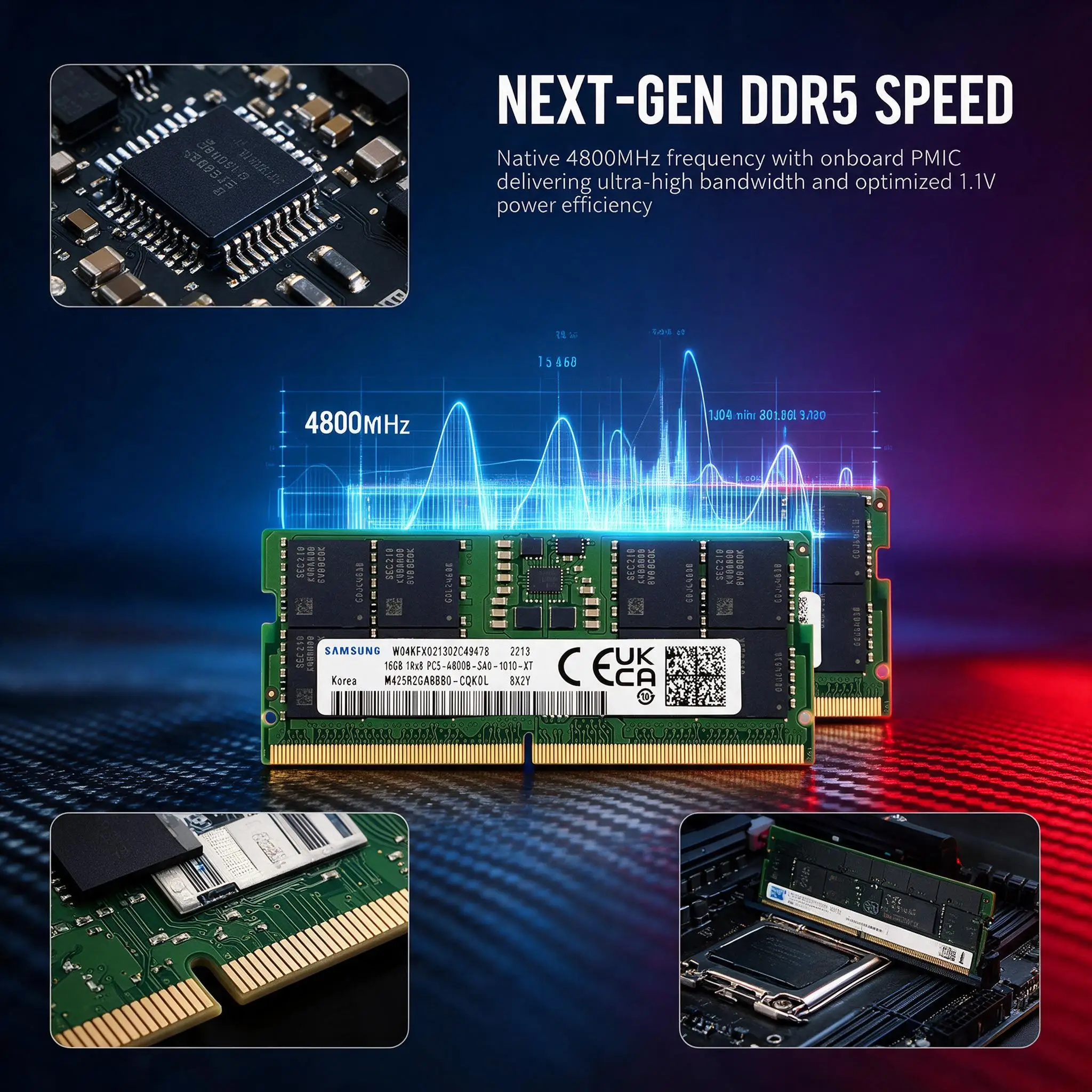 RAM SAMSUNG DDR5 SODIMM 8GB 8G - Ddr5 Sodimm ulasan dan harga