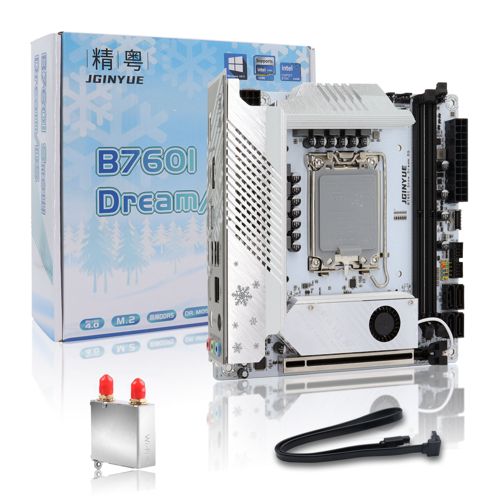 JGINYUE B760i DDR5 Mini Itx Ko - Ddr5 64Gb ulasan dan harga